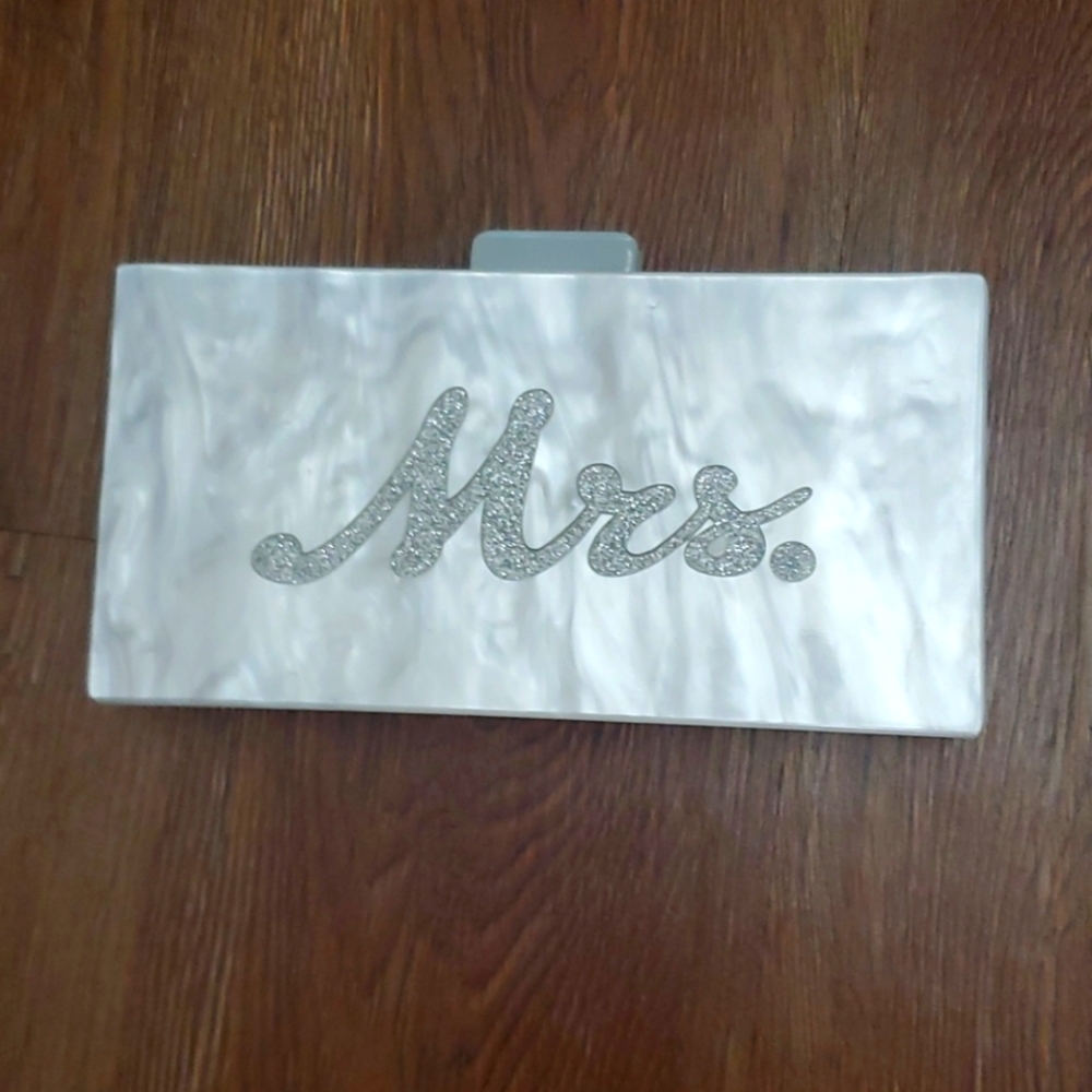 "MRS." - New Bride Sondra Roberts Clutch